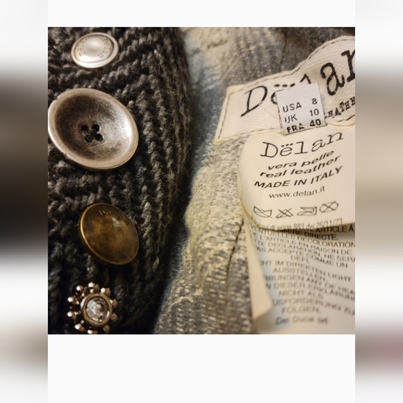 Robin's Jean Real Leather Women's Jacket Size 8 USA, 10 UK, 40 Fra,Ita 42, Ger36 - Picture 5 of 16